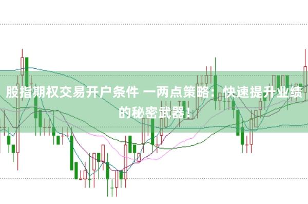 股指期权交易开户条件 一两点策略：快速提升业绩的秘密武器！
