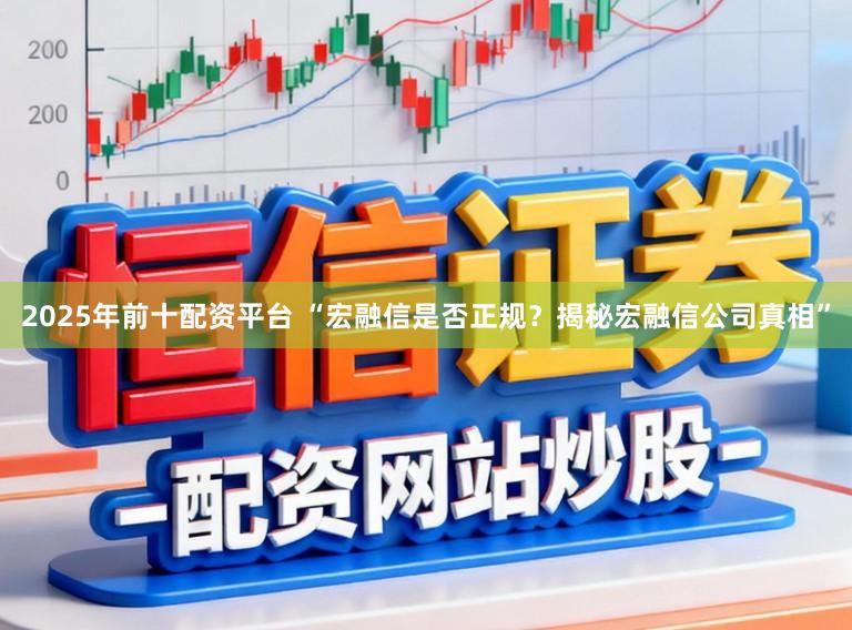 2025年前十配资平台 “宏融信是否正规?揭秘宏融信公司真相”