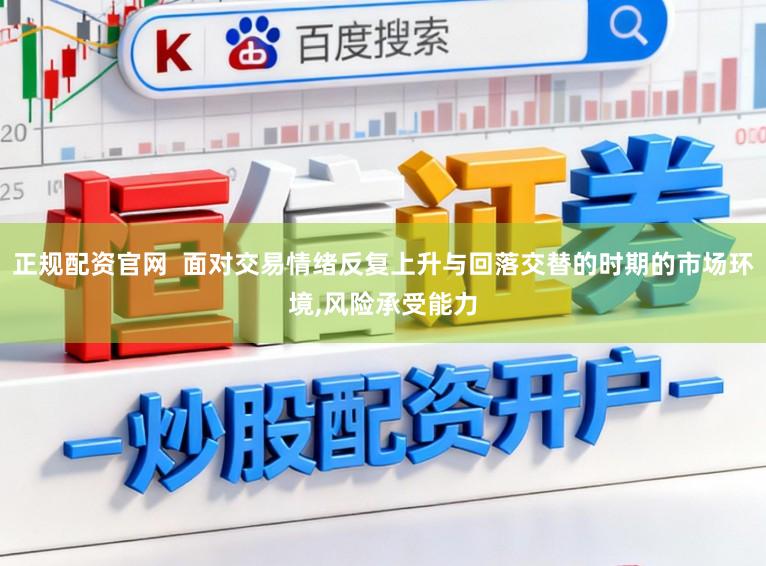 正规配资官网  面对交易情绪反复上升与回落交替的时期的市场环境，风险承受能力