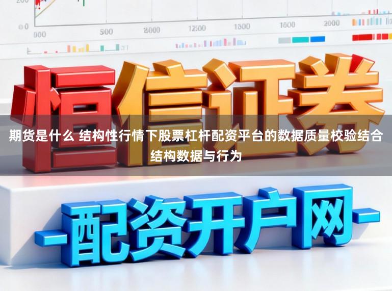 期货是什么 结构性行情下股票杠杆配资平台的数据质量校验结合结构数据与行为