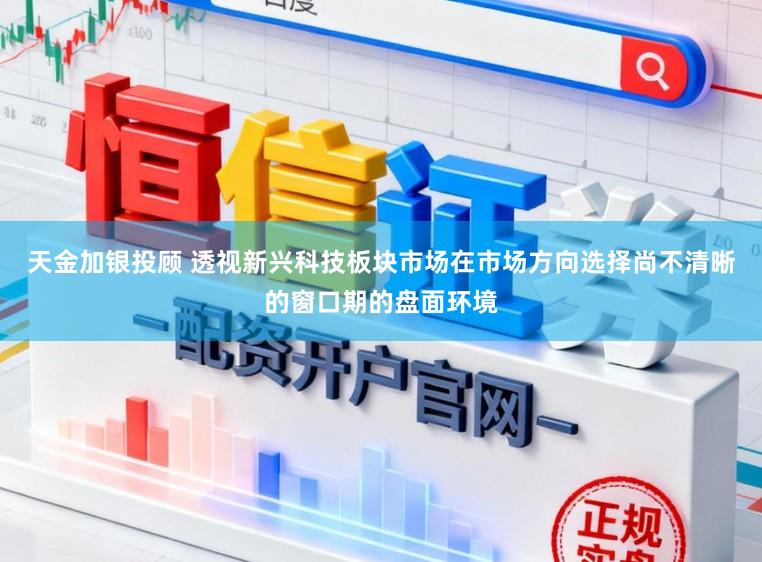 天金加银投顾 透视新兴科技板块市场在市场方向选择尚不清晰的窗口期的盘面环境