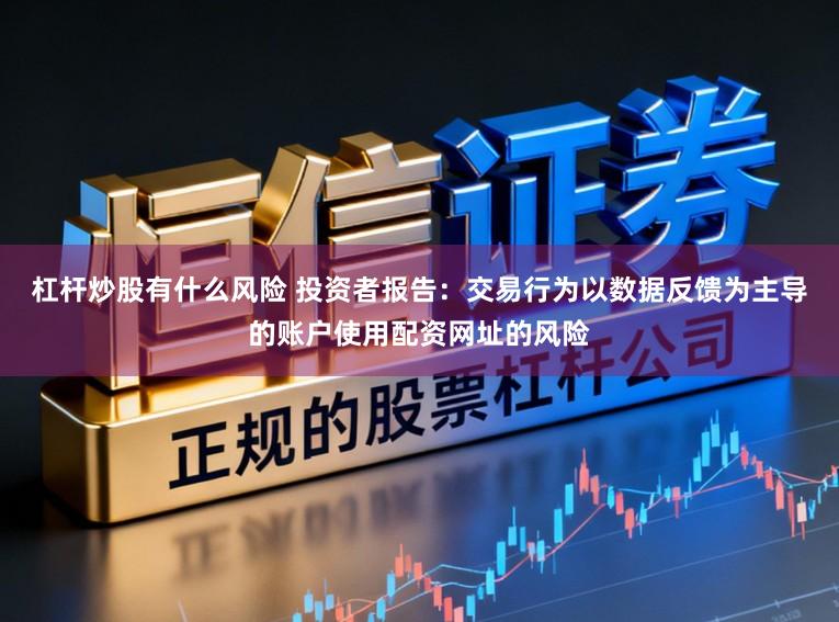 杠杆炒股有什么风险 投资者报告：交易行为以数据反馈为主导的账户使用配资网址的风险