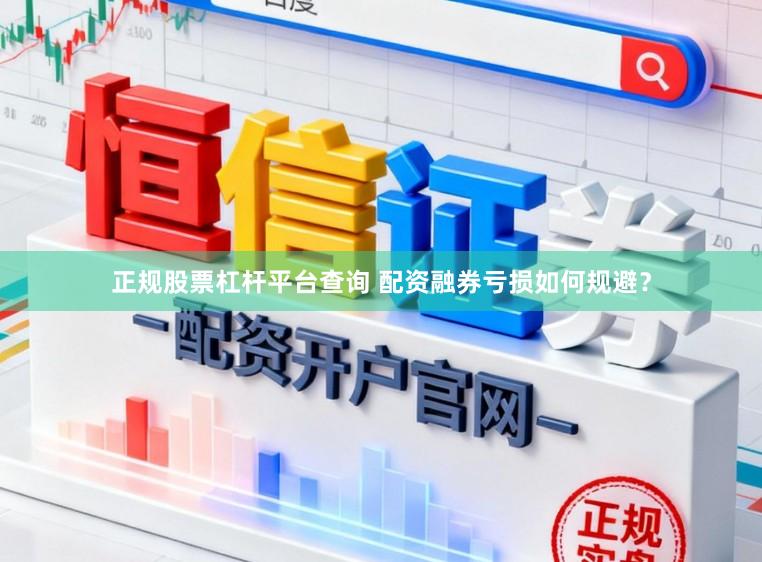 正规股票杠杆平台查询 配资融券亏损如何规避？
